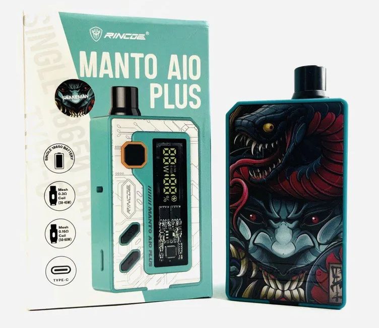 Айо плюс. Набор Rincoe Manto AIO Plus. Manto AIO 80w Plus. Rincoe Manto AIO Plus Tiger.