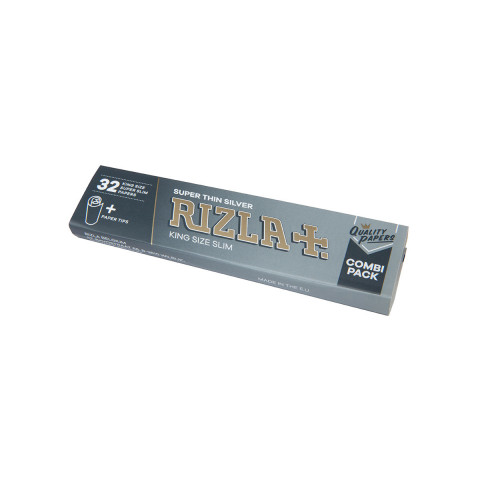 Бумага для самокруток RIZLA+ KS Silver +FTIP*32*24