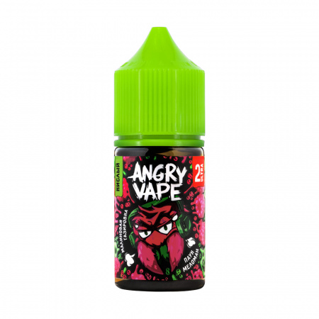 Жидкость Angry Vape salt 30ml 50mg (2 Ultra) Sour (Паук Меломан (Малиновая газировка), Hard)