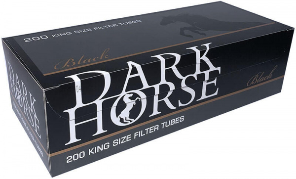 Гильзы сигаретные DarkHorse Black King Size *200