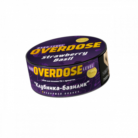 Overdose 25г (Strawberry Basil, Крепкий)