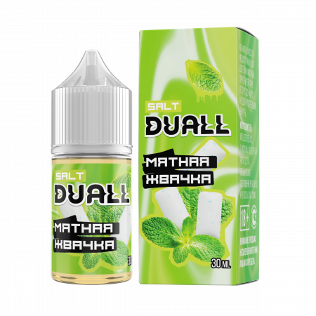 Жидкость Duall salt 30ml LIGHT 20mg (Мятная Жвачка, Light)