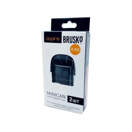 Картридж Brusko Minican 0.8ohm 3ml 1/1 (Черный (стандартный))