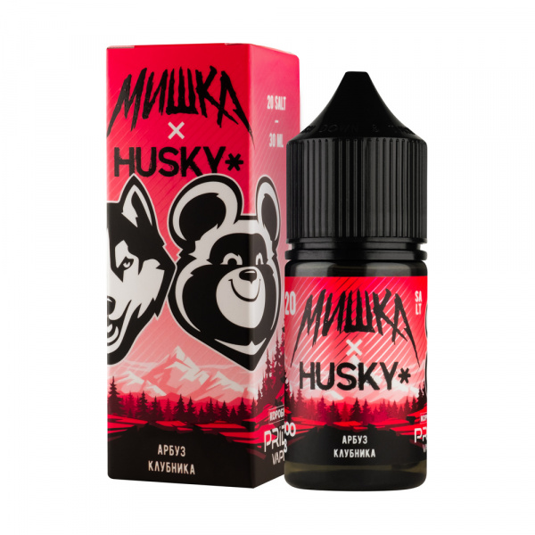 Жидкость Husky Мишка (Salt) 30ml 20mg (Арбуз-Клубника, Light) Жидкость Husky Мишка (Salt) 30ml 20mg (Арбуз-Клубника, Light)