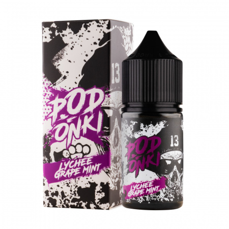 Жидкость Podonki V1 30ml 20mg Hard (Lychee Grape Mint (Ледяной личи виноград мята), Hard)