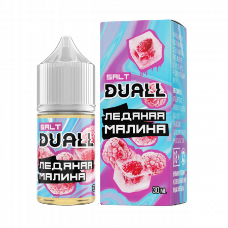Жидкость Duall salt 30ml LIGHT 20mg (Ледяная Малина, Light)