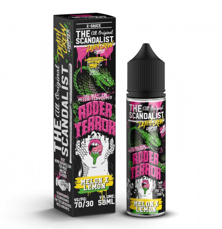 Жидкость The Scandalist 58ml 0mg (Adder terror (Дынный лимонад))