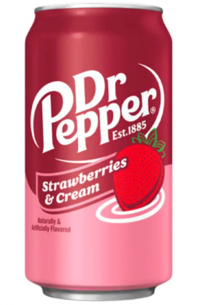 Напиток Dr. Pepper Strawberry Cream 0.355л ж/б