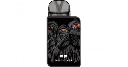 POD-система Geekvape Digi-U (Ninja Dark - Темный ниндзя, 1000 mAh, 20 W, 2 мл, Датчик затяжки)