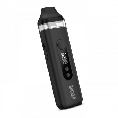POD-система Brusko FEELIN X (Черный, 1600 mAh, 40 W, 5 мл, Датчик затяжки, кнопка)
