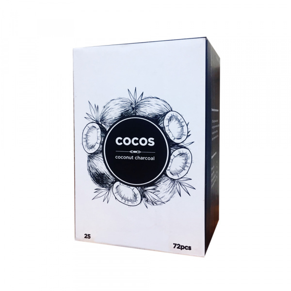 Уголь Cocos 72шт 1кг 1/10 Уголь Cocos 72шт 1кг 1/10