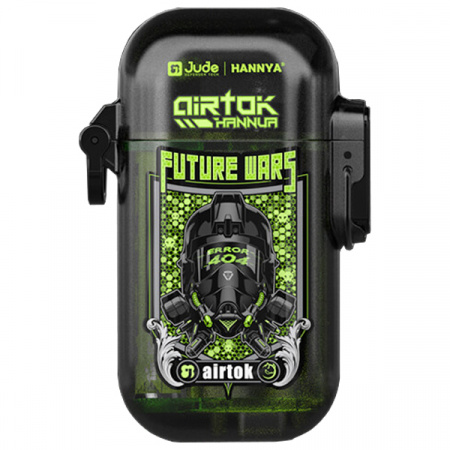 POD-система Vapelustion Hannya Airtok (Black Alien Awakens, 650 mAh, 13 W, 2 мл, Датчик затяжки)