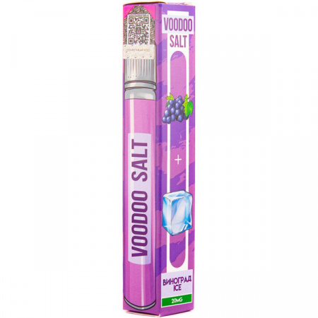 Жидкость VOODOO SALT 30ml 20mg (Grape ice (Виноград лед), Light)