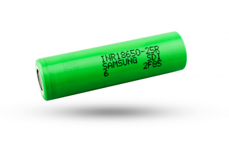 Аккумулятор Samsung 18650 25R 3.6V 20A 2500mAh 1/2