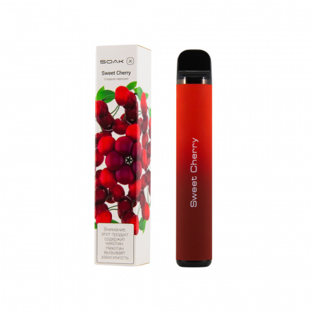 SOAK X 1500тяг (Sweet cherry (сладкая черешня), 1500 тяг)