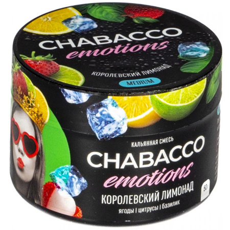 Chabacco 50г (Medium, Королевский лимонад)