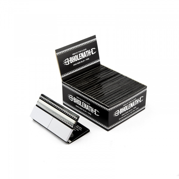 Папиросная бумага Boogie Project Bholenath King Size Slim Tips Pads