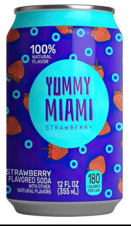 Напиток Yummi Miami 0.355мл Ж/Б (Клубника)