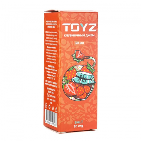 Жидкость Toyz 30ml 20mg (Strawberry Jam (Клубничный джем), Light)