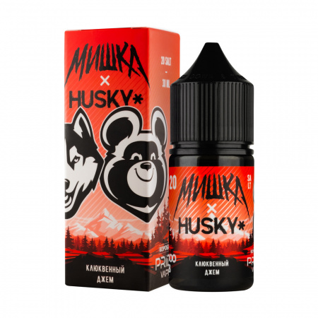 Жидкость Husky Мишка (Salt TX) 30ml 20mg (Малина Гранат, Hard)