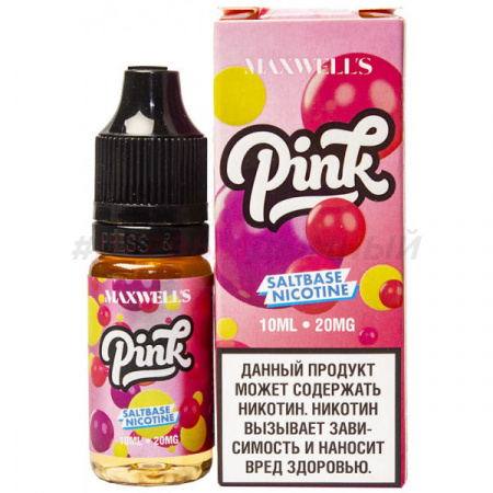Жидкость Maxwells salt 10ml 20mg (Pink (Малиновый лимонад), Light)