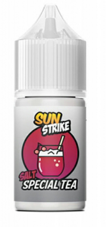 Жидкость Sun Strike salt 30ml 20mg Strong (Special Tea (Холодный чай с черешней и ванилью), Hard)