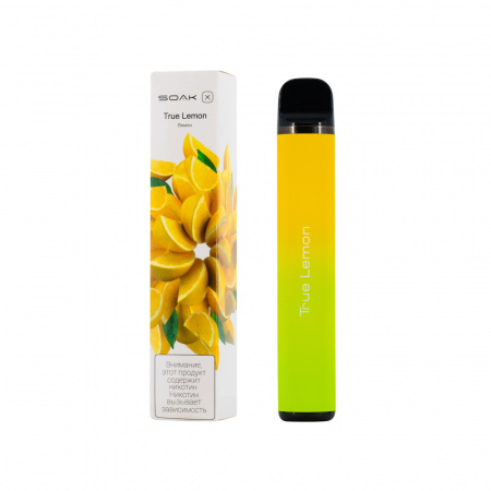 SOAK X 2200тяг (Настоящий лимон, 2200 тяг)
