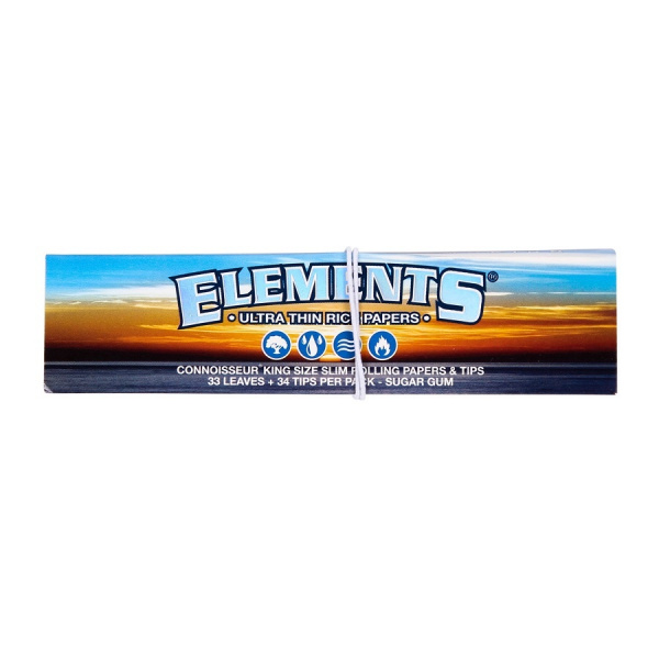Папиросная Бумага ELEMENTS Connoisseur KS slims + TIPs Папиросная Бумага ELEMENTS Connoisseur KS slims + TIPs